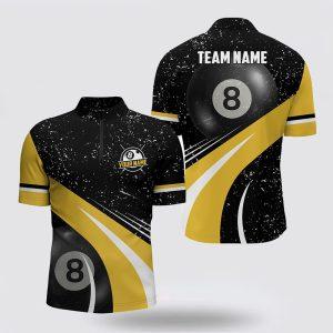 Billiard Jerseys, Custom Billiard Jerseys, Black And…