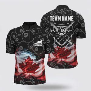 Billiard Jerseys, Custom Billiard Jerseys, Canadian Flag…