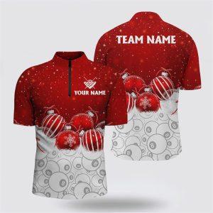 Billiard Jerseys, Custom Billiard Jerseys, Cute Christmas Shirts Billiard 8 Ball Pool Men Jerseys Shirts, Christmas Pool Balls