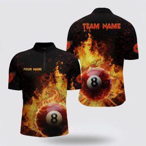 Billiard Jerseys, Custom Billiard Jerseys, Fire 8…