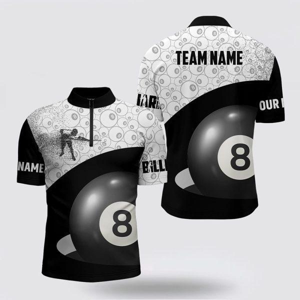 Billiard Jerseys, Custom Billiard Jerseys, Name 3D Billiard Player Jerseys Shirts, Billiard Shirt Designs