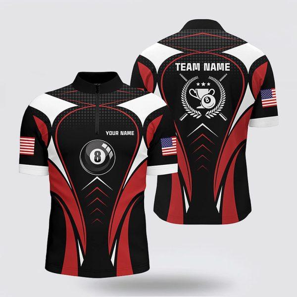 Billiard Jerseys, Custom Billiard Jerseys, Red Billiard Jerseys Men Jerseys Shirts, Billiard Shirt Designs