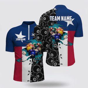 Billiard Jerseys, Custom Billiard Jerseys, Texas Flag…