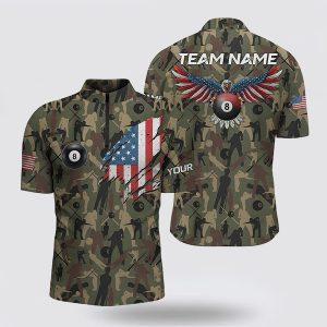 Billiard Jerseys, Custom Billiard Jerseys, USA Eagle…