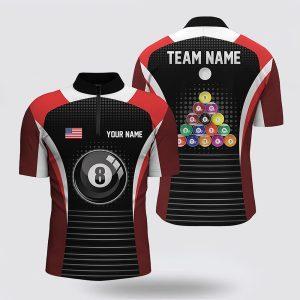 Billiard Jerseys, Custom Billiard Jerseys, US Flag…