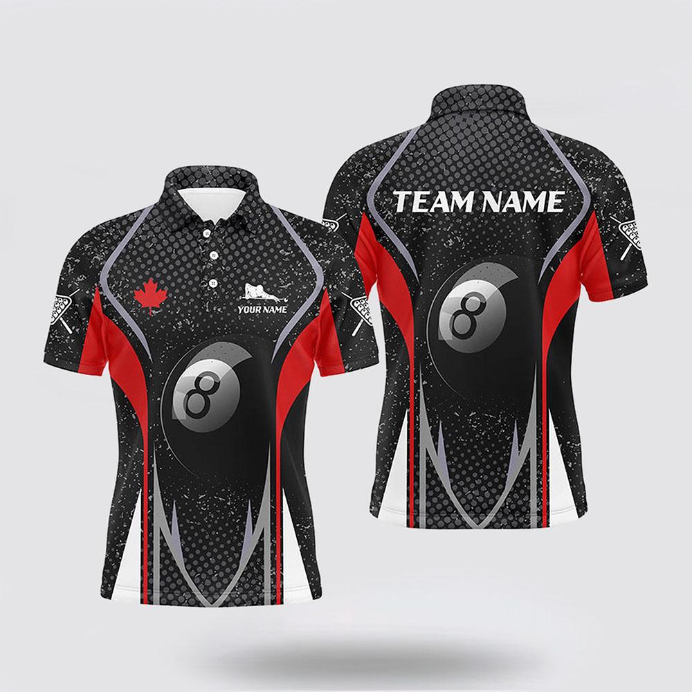 Billiard Polo Shirts, 8 Ball Billiard Canadian Flag Grunge Men Polo Shirts, Billiard Shirt Designs Billiard Polo Shirts, 8 Ball Billiard Canadian Flag Grunge Men Polo Shirts, Billiard Shirt Designs