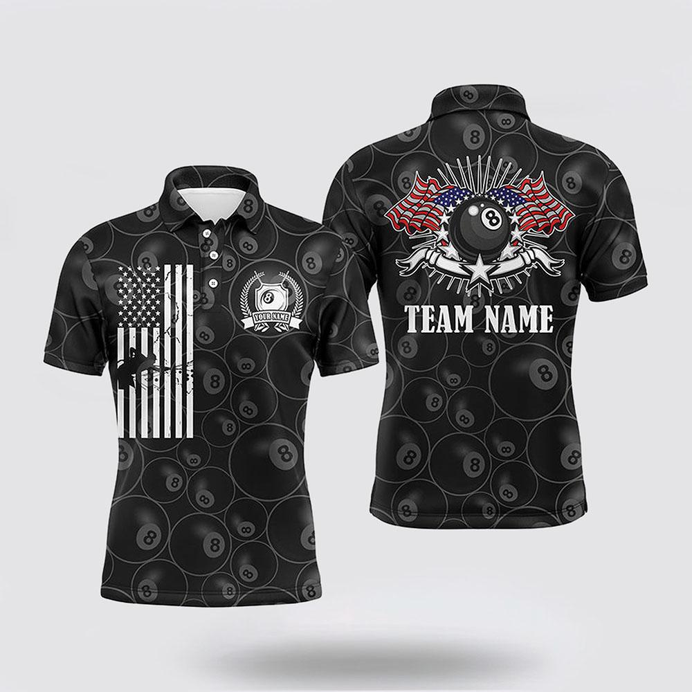 Billiard Polo Shirts, 8 Ball Billiards Pattern American Flag Patriotic Shirts, Billiard Shirt Designs Billiard Polo Shirts, 8 Ball Billiards Pattern American Flag Patriotic Shirts, Billiard Shirt Designs