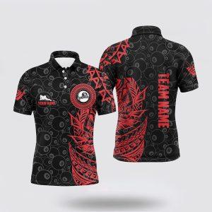Billiard Polo Shirts, 8 Ball Pattern Billiard…