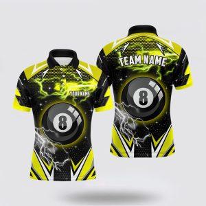 Billiard Polo Shirts, 8 Ball Pool Billiard…