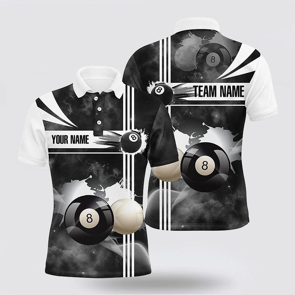 Billiard Polo Shirts, 8 Ball Pool Black White Billiard 3D Polo Shirts Pool Balls Jerseys, Billiard Shirt Designs Billiard Polo Shirts, 8 Ball Pool Black White Billiard 3D Polo Shirts Pool Balls Jerseys, Billiard Shirt Designs