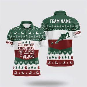 Billiard Polo Shirts, All I Want For…