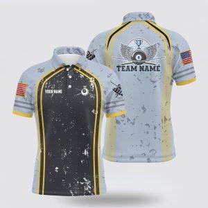 Billiard Polo Shirts, Billiard 8 Ball Grunge…