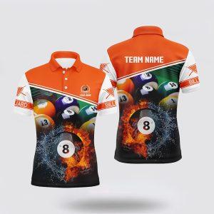 Billiard Polo Shirts, Billiard 8 Ball In…