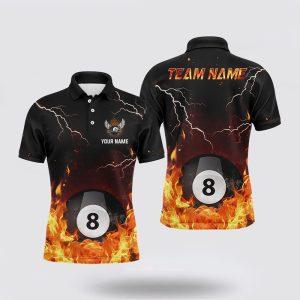 Billiard Polo Shirts, Billiard 8 Ball Thunder…