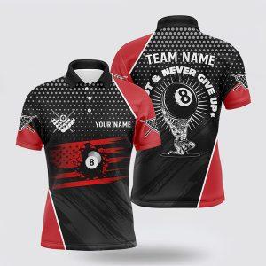 Billiard Polo Shirts, Billiard 8 Ball USA…