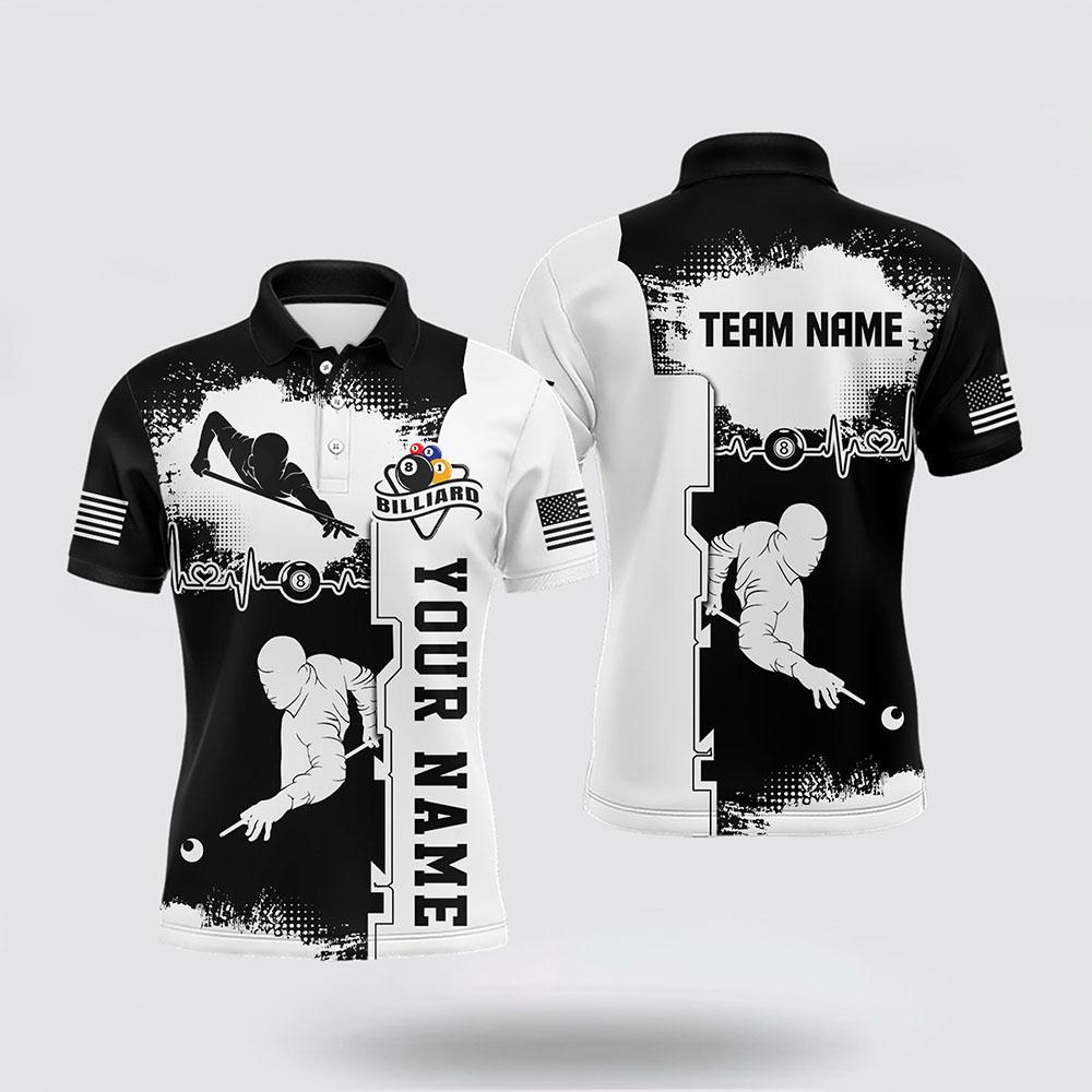 Billiard Polo Shirts, Billiard Ball 8 Pool Player Polo Shirts Team Billiard Polo Shirts, Billiard Shirt Designs