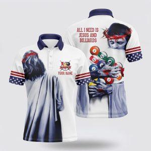 Billiard Polo Shirts, Billiard Ball Jesus American…