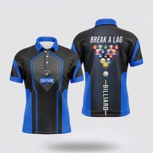 Billiard Polo Shirts, Billiard Balls Break A…
