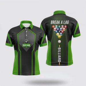 Billiard Polo Shirts, Billiard Balls Break A…