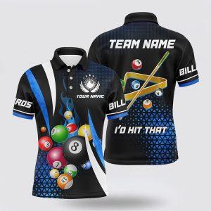 Billiard Polo Shirts, Billiard Balls I’D Hit…