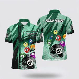 Billiard Polo Shirts, Billiard Balls In Water…