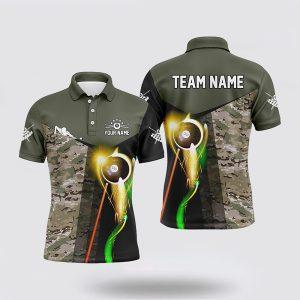 Billiard Polo Shirts, Billiard Camouflage Billiard 3D…