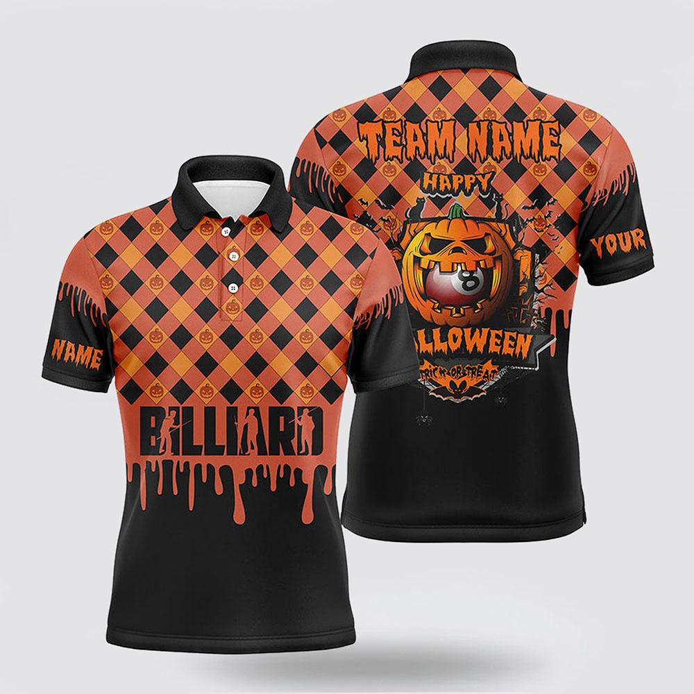 Billiard Polo Shirts, Billiard Trick Or Treat Halloween Orange Black Argyle Pattern Men Polo Shirts, Billiard Shirt Designs Billiard Polo Shirts, Billiard Trick Or Treat Halloween Orange Black Argyle Pattern Men Polo Shirts, Billiard Shirt Designs