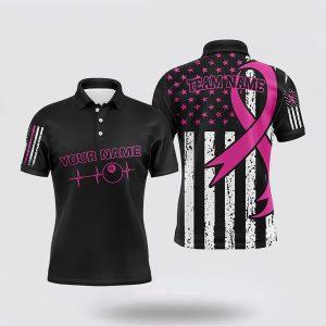 Billiard Polo Shirts, Breast Cancer Awareness American…