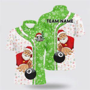 Billiard Polo Shirts, Funny Christmas Santa Play…