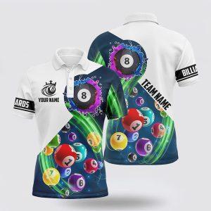 Billiard Polo Shirts, Legends Billiards Multicolor 3D…