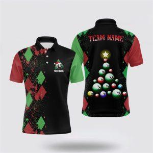 Billiard Polo Shirts, Personalized Funny Christmas 8…