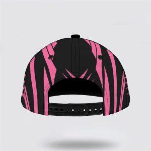 Breast Cancer Baseball Cap Custom Baseball Cap Butterfly Black And Pink Art All Over Print Cap Breast Cancer Caps 4 hhsaiw.jpg