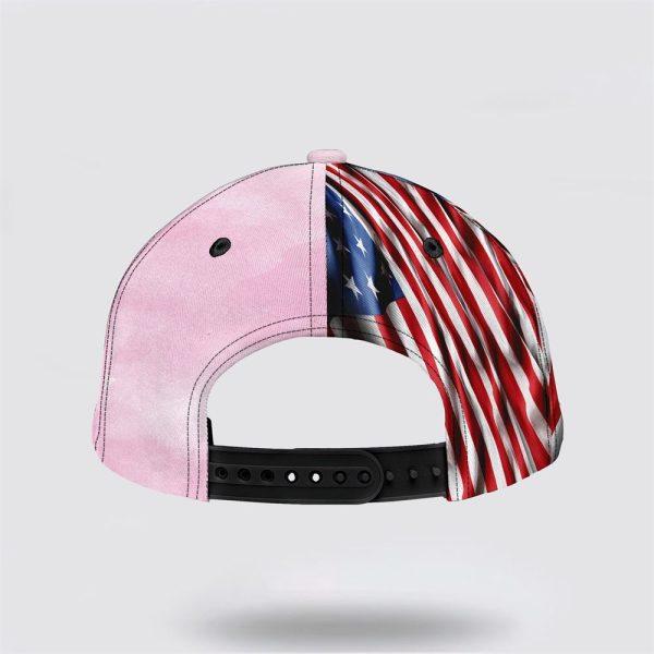 Breast Cancer Baseball Cap, Custom Baseball Cap, Fight Flower Art All Over Print Cap, Breast Cancer Caps