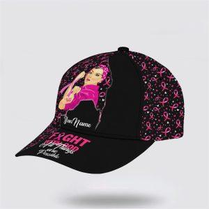 Breast Cancer Baseball Cap Custom Baseball Cap Fight With God All Things Are Possible All Over Print Cap Breast Cancer Caps 3 gkoajx.jpg