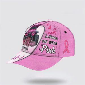 Breast Cancer Baseball Cap Custom Baseball Cap In October We Wear Pink Car Print All Over Print Cap Breast Cancer Caps 3 wvobdr.jpg