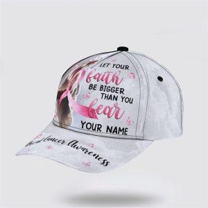 Breast Cancer Baseball Cap Custom Baseball Cap Let Your Faith All Over Print Cap Breast Cancer Caps 2 jghgfk.jpg