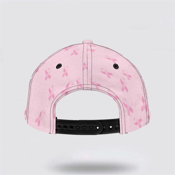 Breast Cancer Baseball Cap, Custom Baseball Cap, No One Figths Alone All Over Print Cap, Breast Cancer Caps