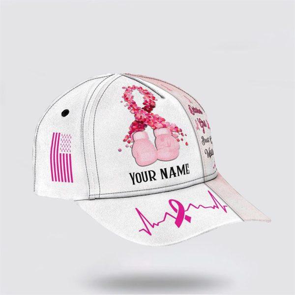 Breast Cancer Baseball Cap, Custom Baseball Cap, October Girl All Over Print Cap, Breast Cancer Caps