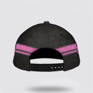 Breast Cancer Baseball Cap Custom Baseball Cap Pink And Black Print All Over Print Cap Breast Cancer Caps 3 v4xb42.jpg