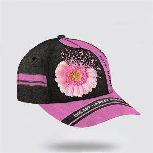 Breast Cancer Baseball Cap Custom Baseball Cap Pink And Black Print All Over Print Cap Breast Cancer Caps 4 jcelsi.jpg