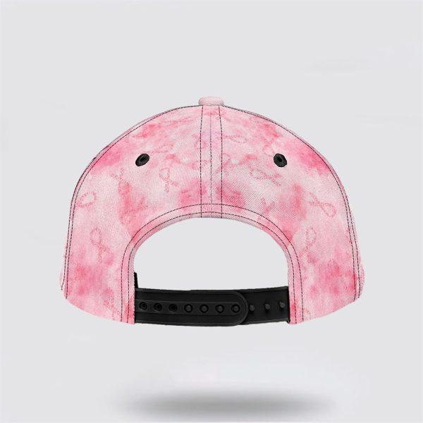 Breast Cancer Baseball Cap, Custom Baseball Cap, Thanks For The Support All Over Print Cap, Breast Cancer Caps