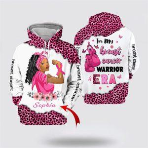 Breast Cancer Hoodie, Personalized Name Breast Cancer…