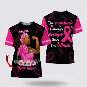 Breast Cancer T Shirts 2023, Personalized Name…