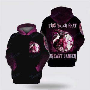 Breast Cancer Hoodie, This Witch Beat Breast…