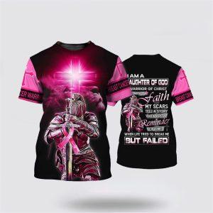 Breast Cancer T Shirts 2023 Women God Shirt Breast Cancer I Am A Daughter Of God T Shirt Breast Cancer Awareness Shirts 2 xxnydp.jpg