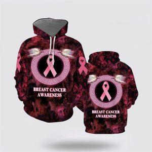 Breast Cancer Hoodie, Cancer Awareness God All…