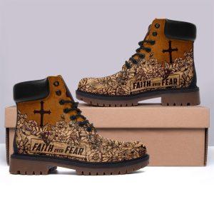 Christian Boots, Jesus Shoes, Christian Print Boots, Jesus Boots