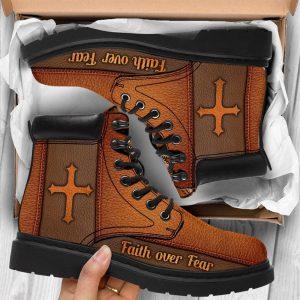 Christian Boots, Jesus Shoes, Christian Print Boots, Jesus Christ Shoes, Jesus Boots