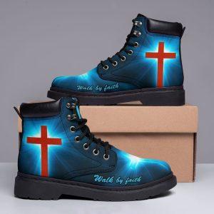 Christian Boots Jesus Shoes God Walk By Faith Print Boots Jesus Boots 1 chxzbk.jpg