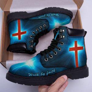 Christian Boots Jesus Shoes God Walk By Faith Print Boots Jesus Boots 2 d9lzwo.jpg